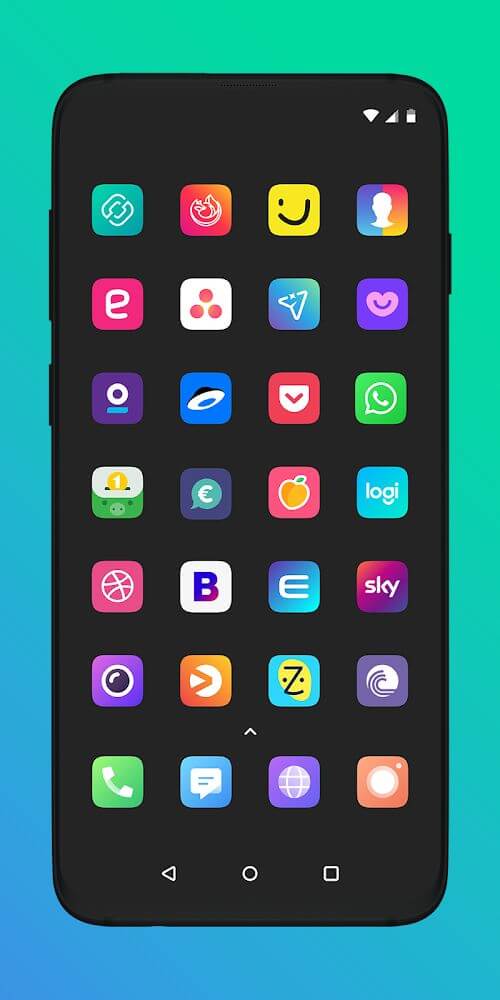 Borealis - Icon Pack Mod ဖန်သားပြင်ဓာတ်ပုံ 3