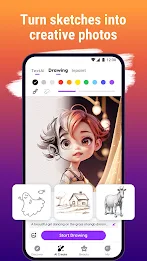 SketchAI - Photo Art Generator ဖန်သားပြင်ဓာတ်ပုံ 1