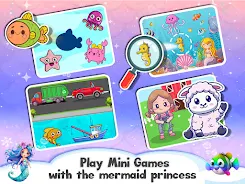 Mermaid BabyPhone For Toddlers ဖန်သားပြင်ဓာတ်ပုံ 2