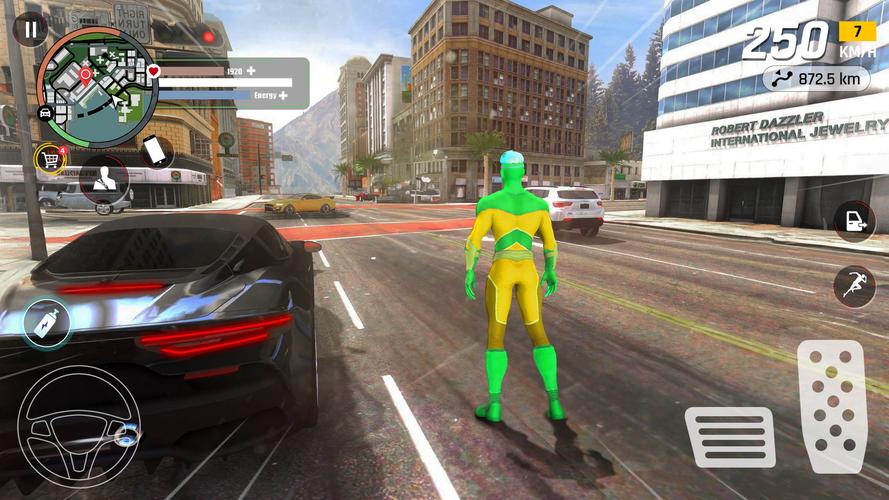Screenshot Super Rope Hero: Crime City 2