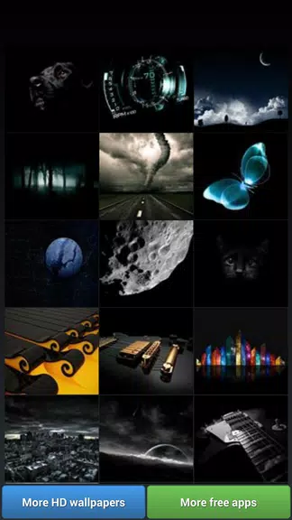 Black Theme HD Wallpapers Screenshot 1