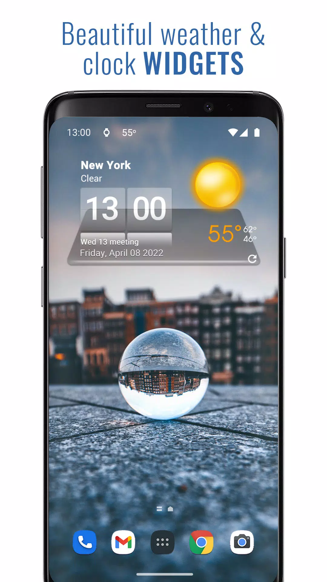 3D Sense Clock & Weather captura de pantalla 