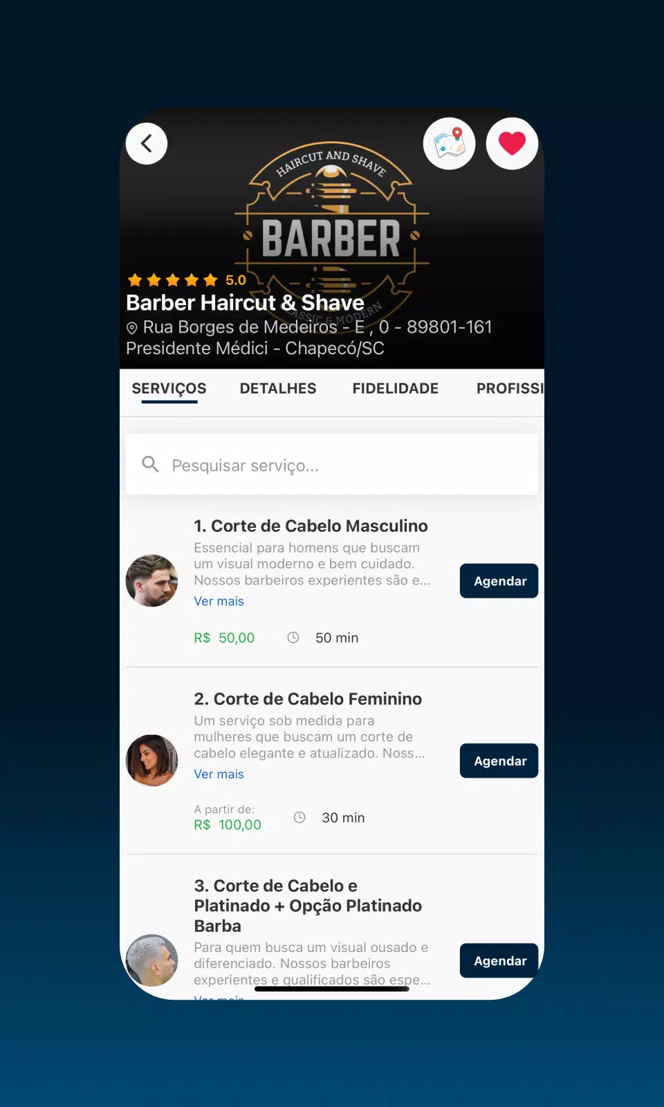 AppBarber: Cliente ekran görüntüsü 3