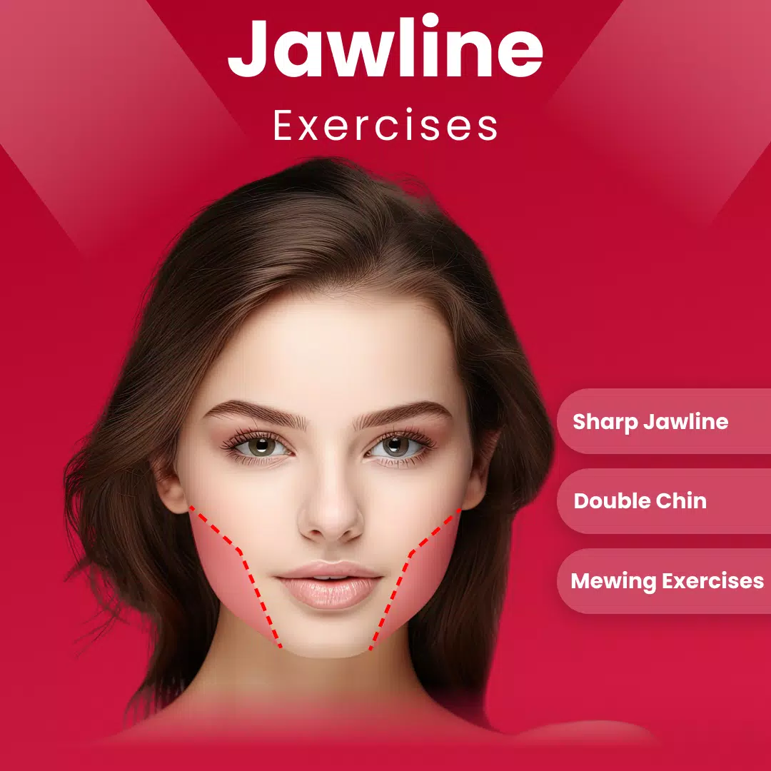 Jawline Exercises & Mewing ảnh chụp màn hình 1