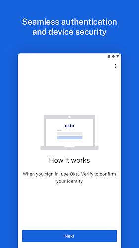 Okta Verify captura de pantalla 