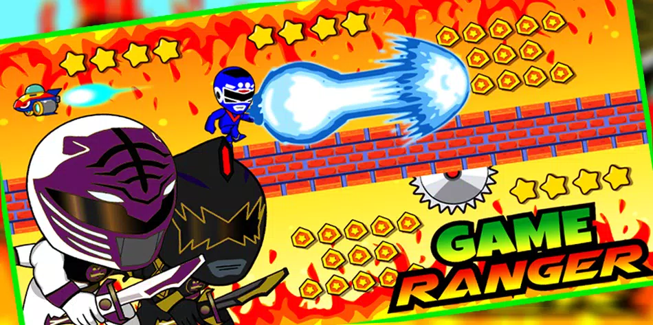 Superheroes Dino Rangers Dash ảnh chụp màn hình 1