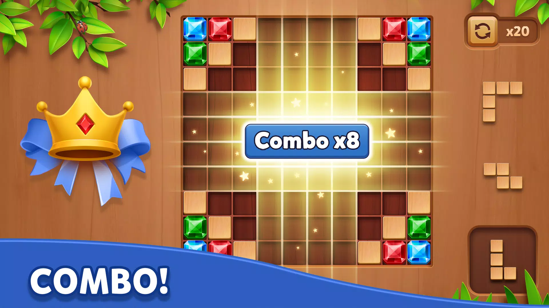 Cube Block - Woody Puzzle Game স্ক্রিনশট 3