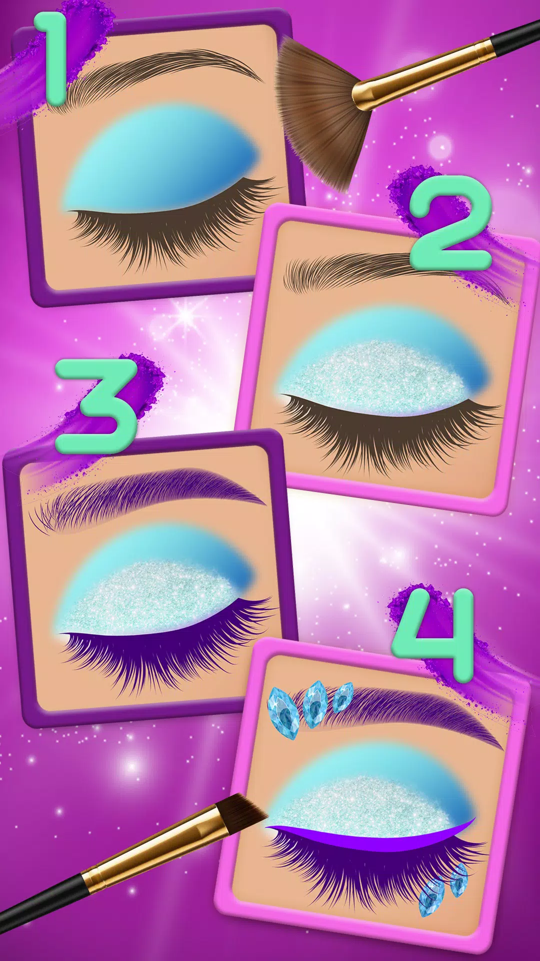 Eye makeup for girls Captura de pantalla 4