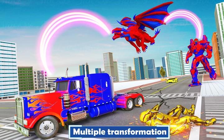 Dragon Robot Truck Transform Capture d'écran 2