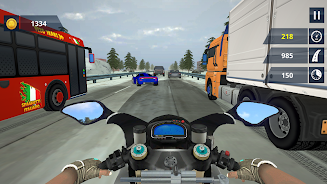 Endless Moto Traffic Racer 3D ekran görüntüsü 2