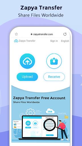 Zapya - File Transfer, Share ekran görüntüsü 1