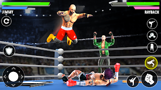 Real Fighting Wrestling Games ekran görüntüsü 2