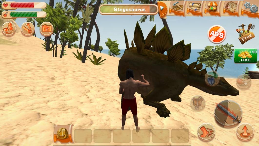 Jurassic Survival Island экрана 3