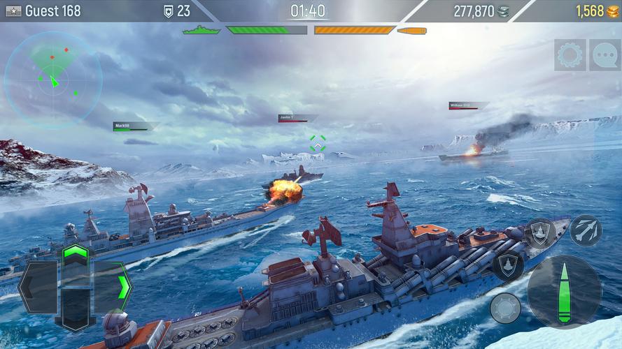 Naval Armada: Корабли по сети экрана 4