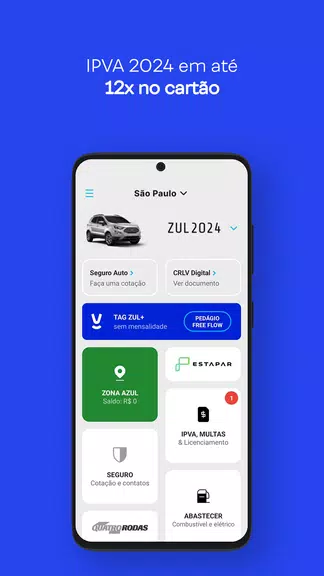 Zul+ Zona Azul SP, IPVA, Tag + Screenshot 1