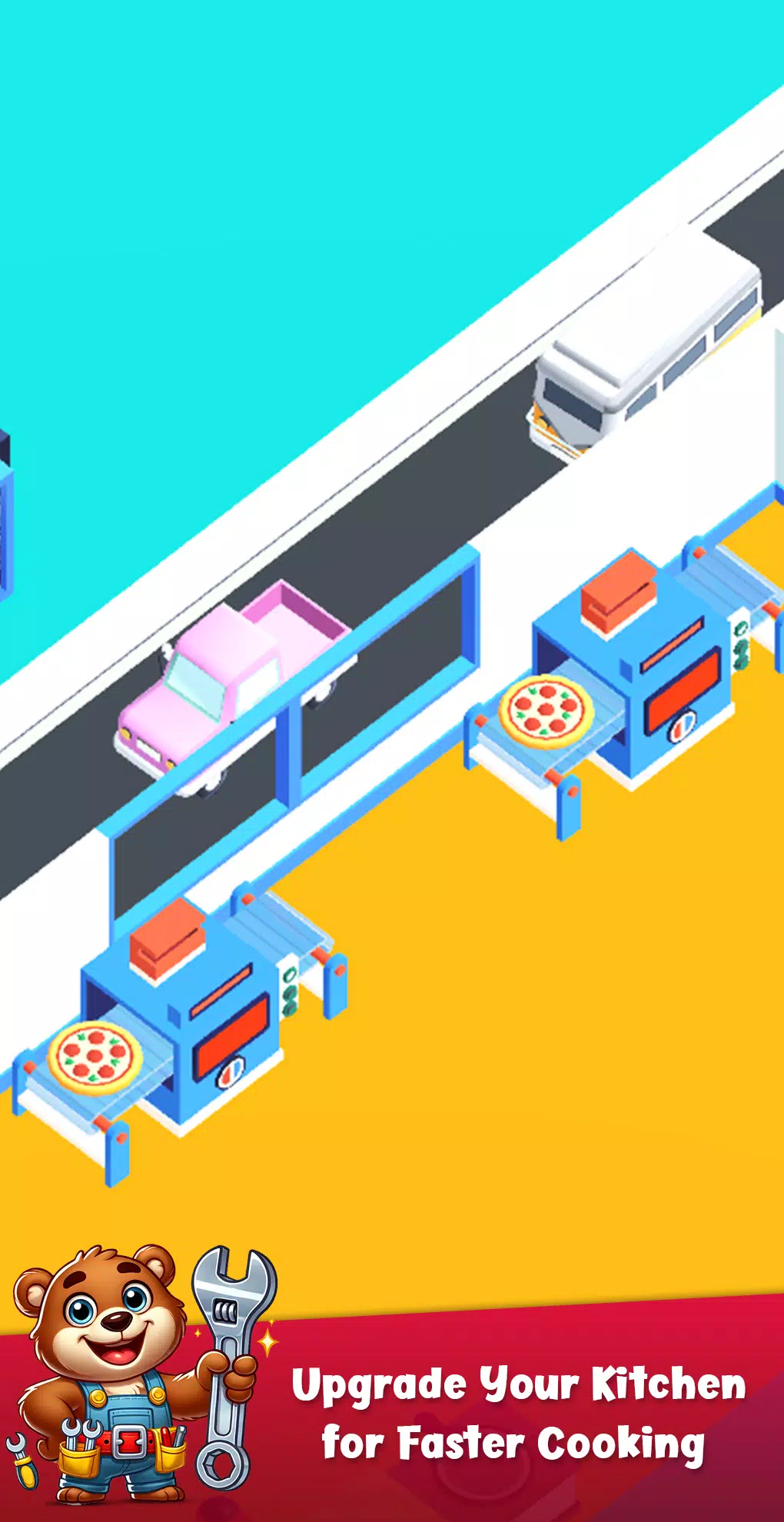 Bear Pizza Maker:Cooking Games Screenshot 2