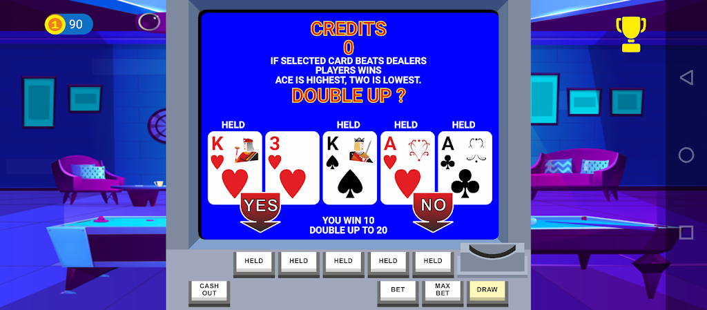Video Poker Big Bet captura de pantalla 