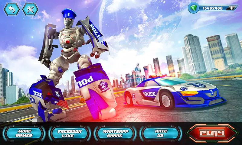 US Police Robot Car Revenge captura de pantalla 