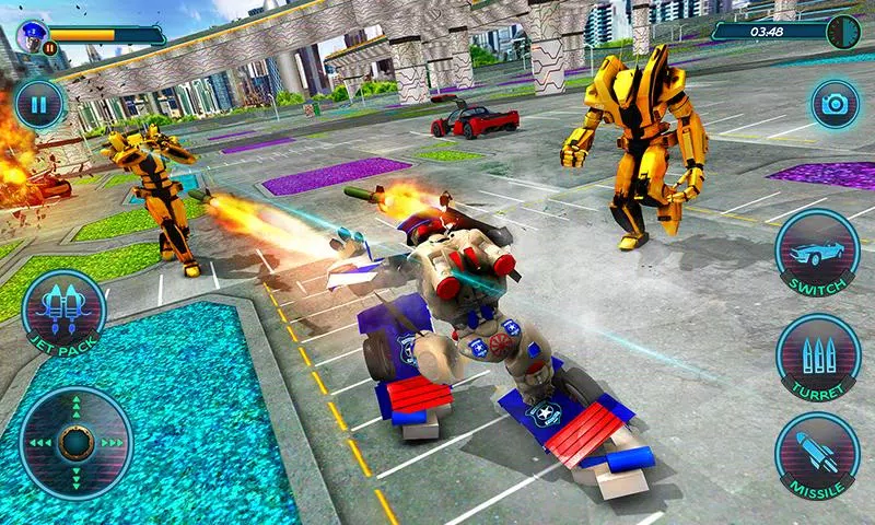 US Police Robot Car Revenge Screenshot 4