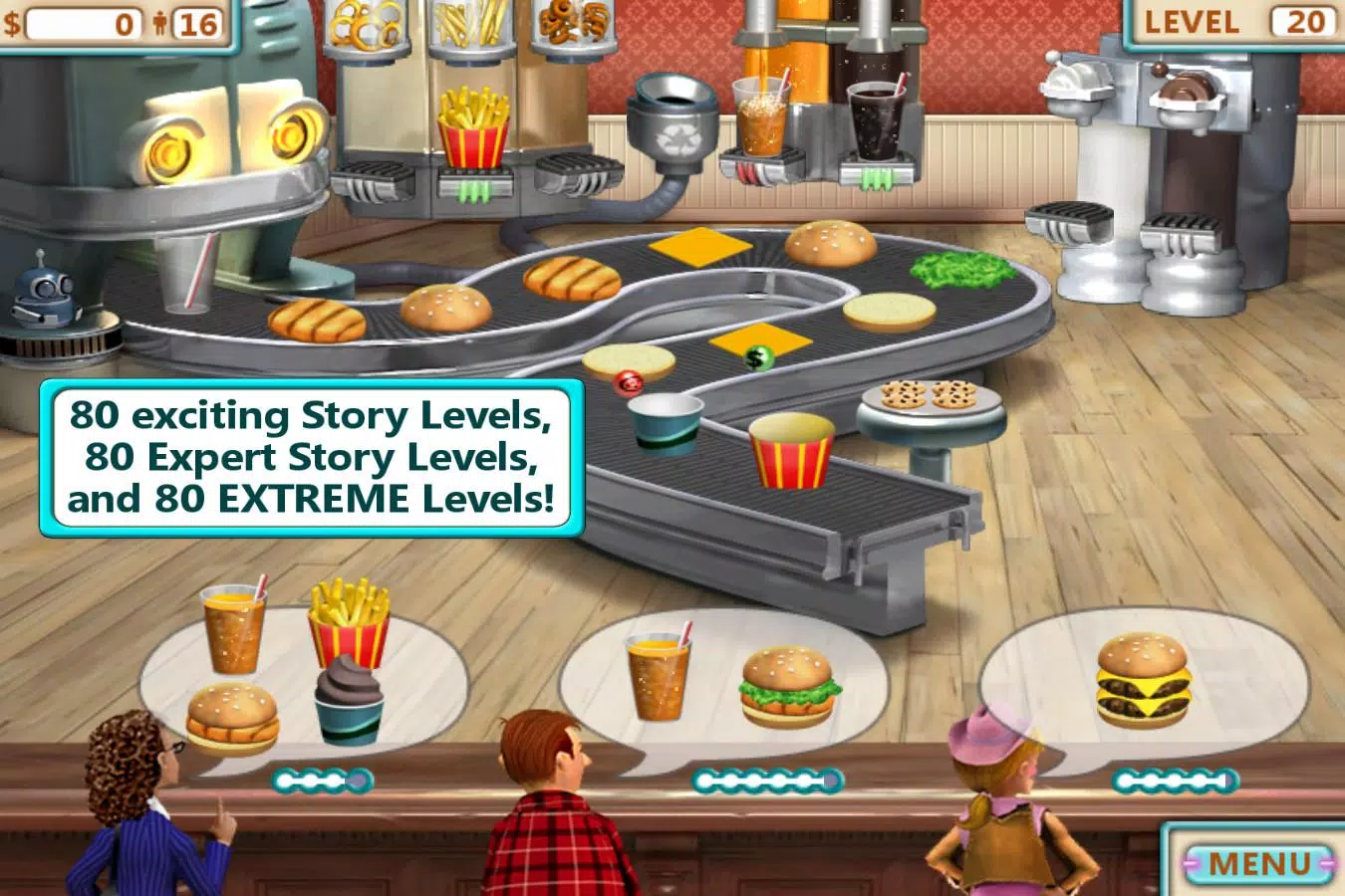 Burger Shop Screenshot 1