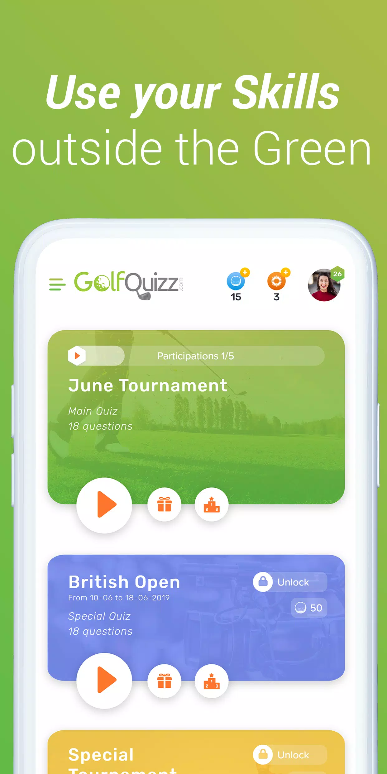 GolfQuizz Скриншот 4