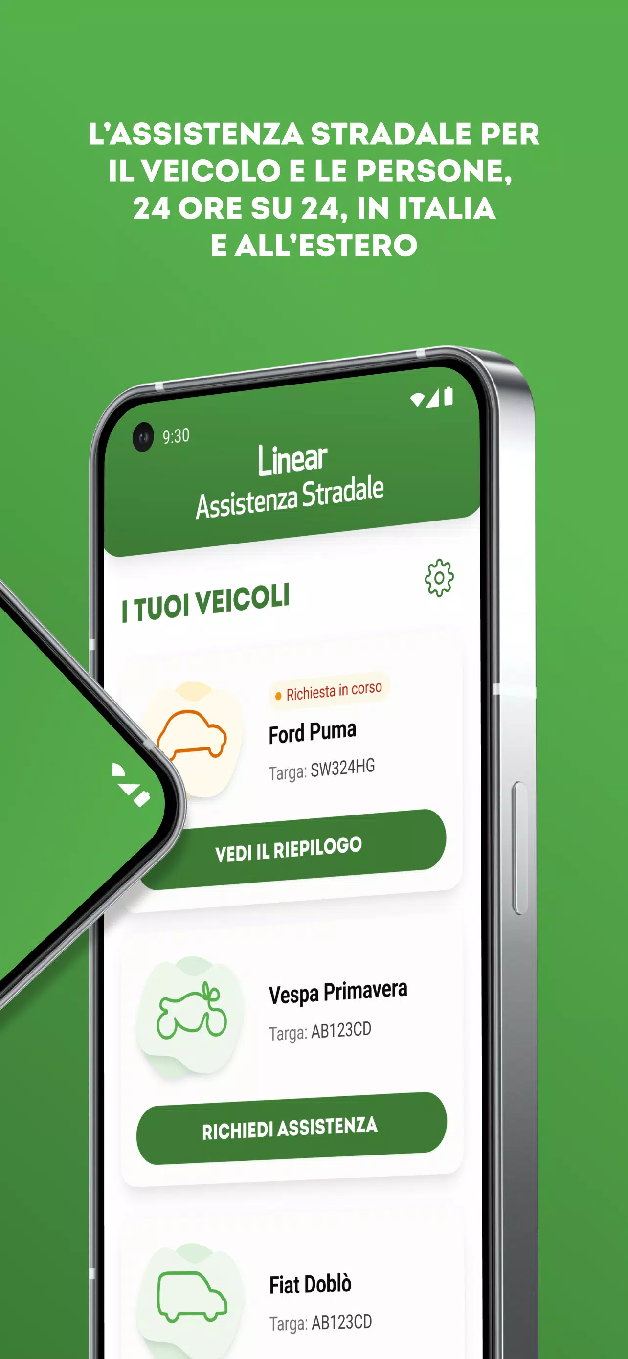Linear Assistenza stradale应用截图第2张