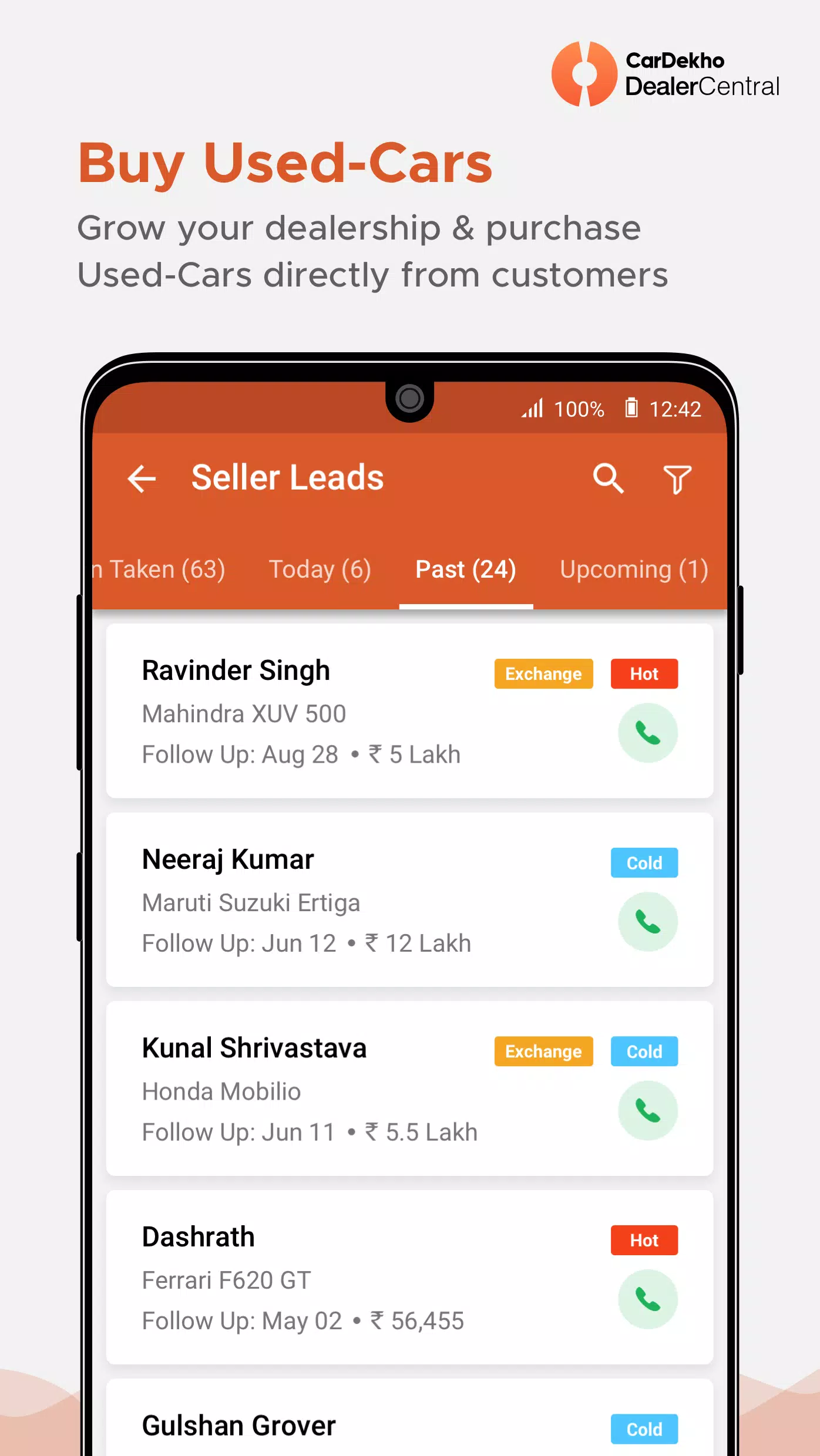 CarDekho DealerCentral स्क्रीनशॉट 3