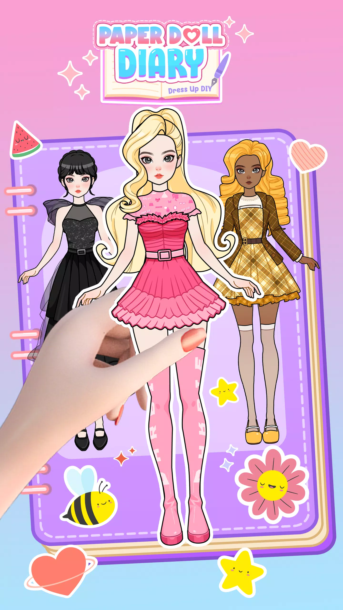 Screenshot Paper Doll Diary: Dress Up DIY 1