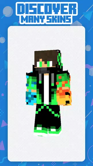 Neon Squad Skin Minecraft Screenshot 2