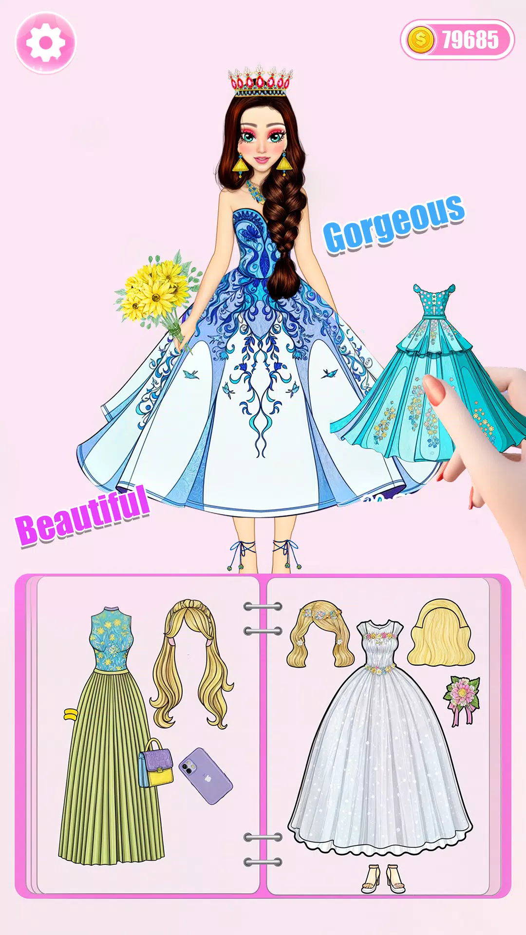 Paper Doll: Dress Up DIY Game स्क्रीनशॉट 4