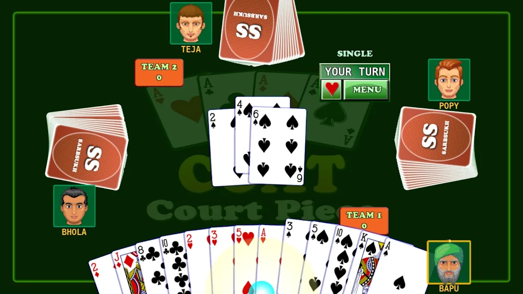 Card Game Coat : Court Piece Screenshot 4