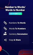 Numbers to Words Converter Screenshot 1