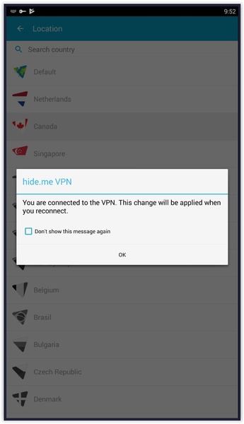 hide.me VPN screenshot 3