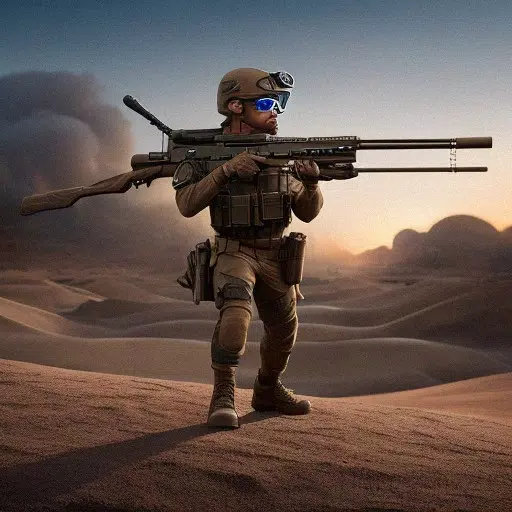 commando desert sniper shooter ဖန်သားပြင်ဓာတ်ပုံ 1