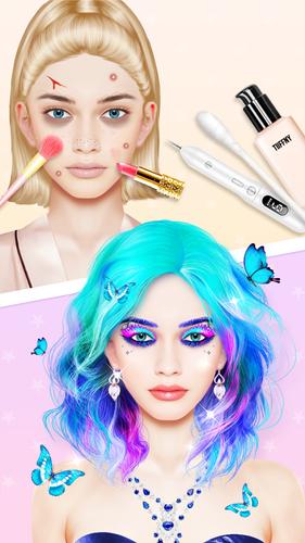 Makeover Stylist: Makeup Game экрана 1