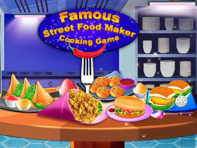 Indian Street Food Cooking Fun应用截图第1张