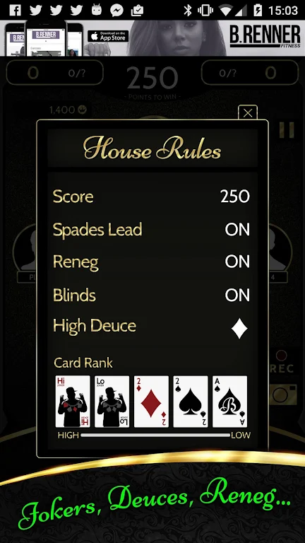 Black Spades - Jokers & Prizes экрана 4