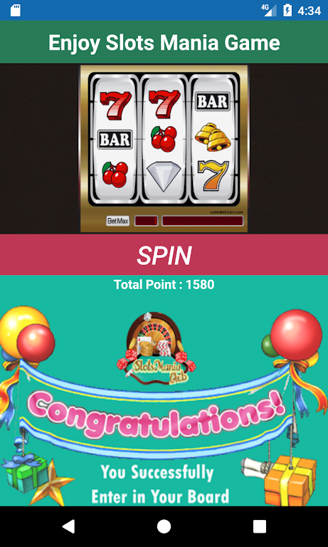 Slots Mania Club स्क्रीनशॉट 2