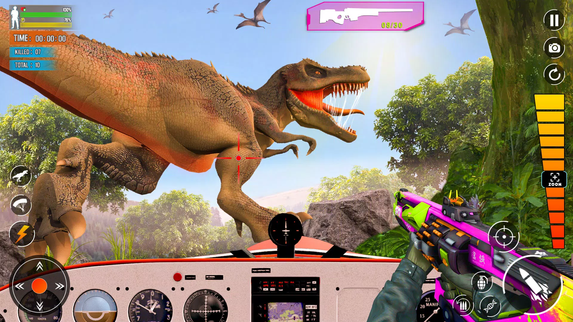 Wild Dinosaur Hunting Games स्क्रीनशॉट 3