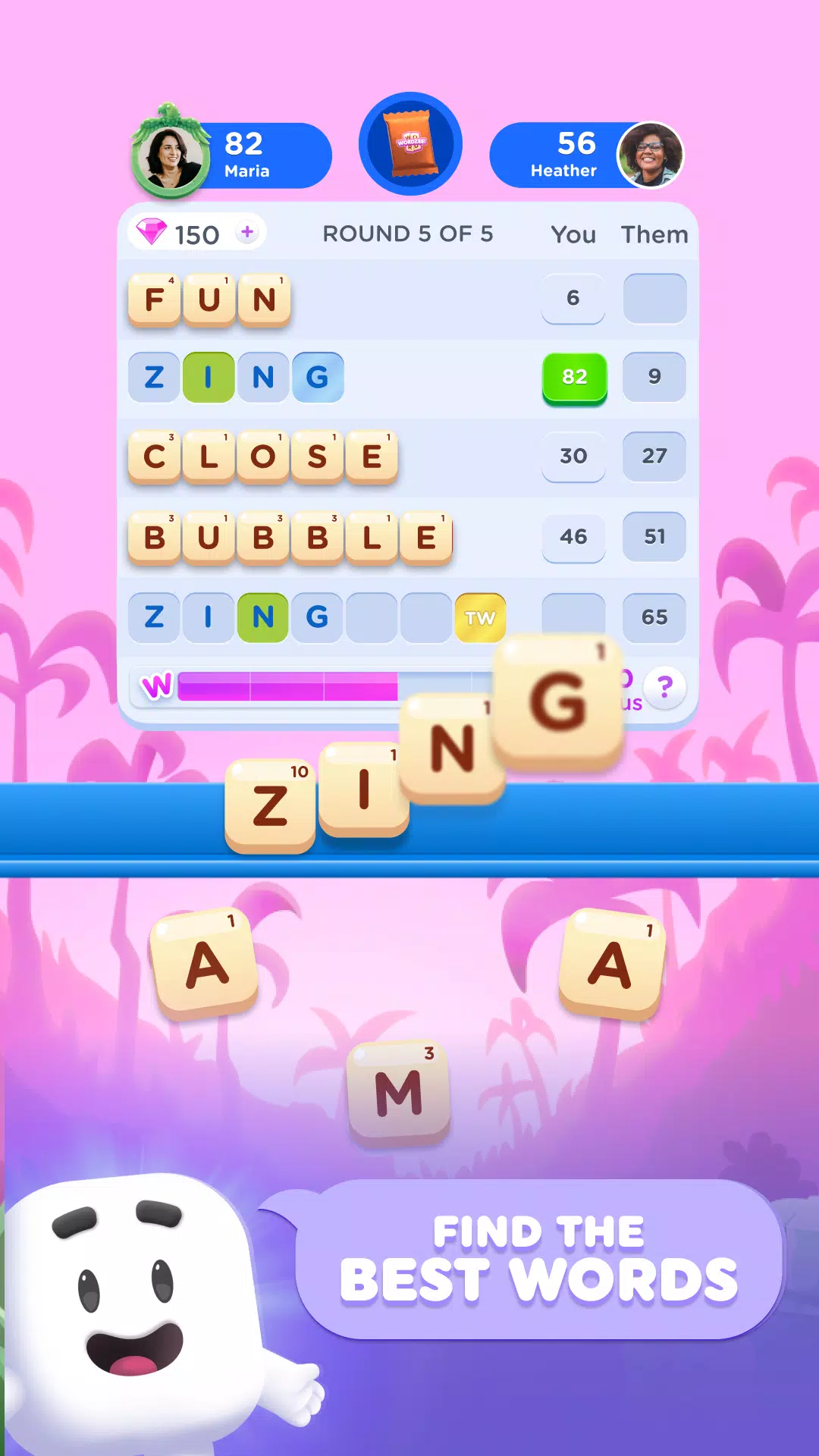 Wordzee! - Social Word Game Screenshot 1