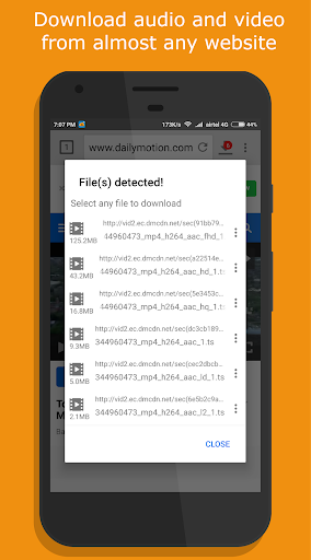 1DM Lite: Browser & Downloader স্ক্রিনশট 2