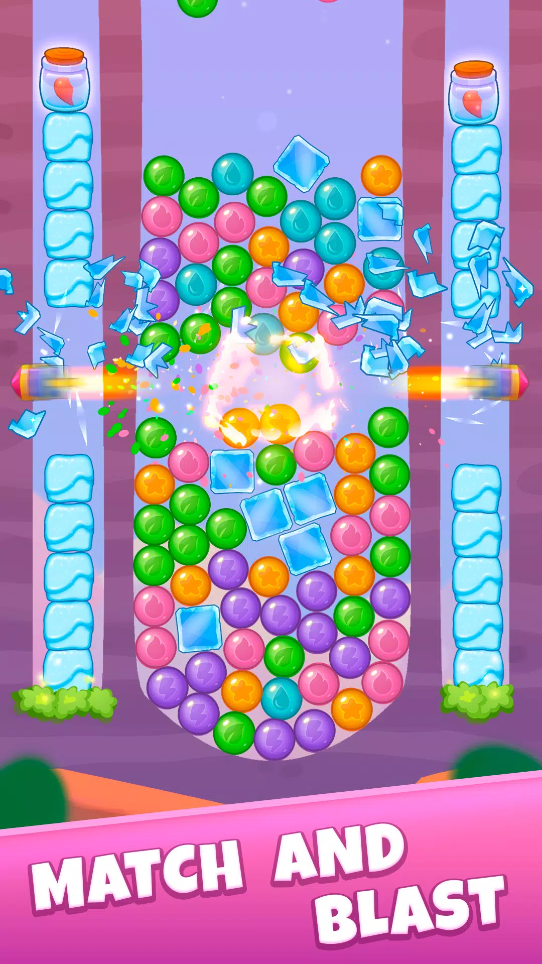 Pop Blast - Match Ball Puzzle स्क्रीनशॉट 3