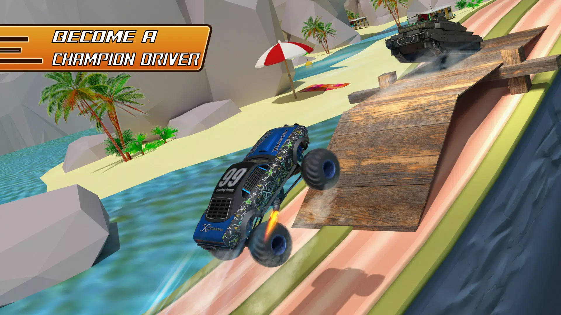 Uphill Racing - Hill Jump Game Screenshot 4