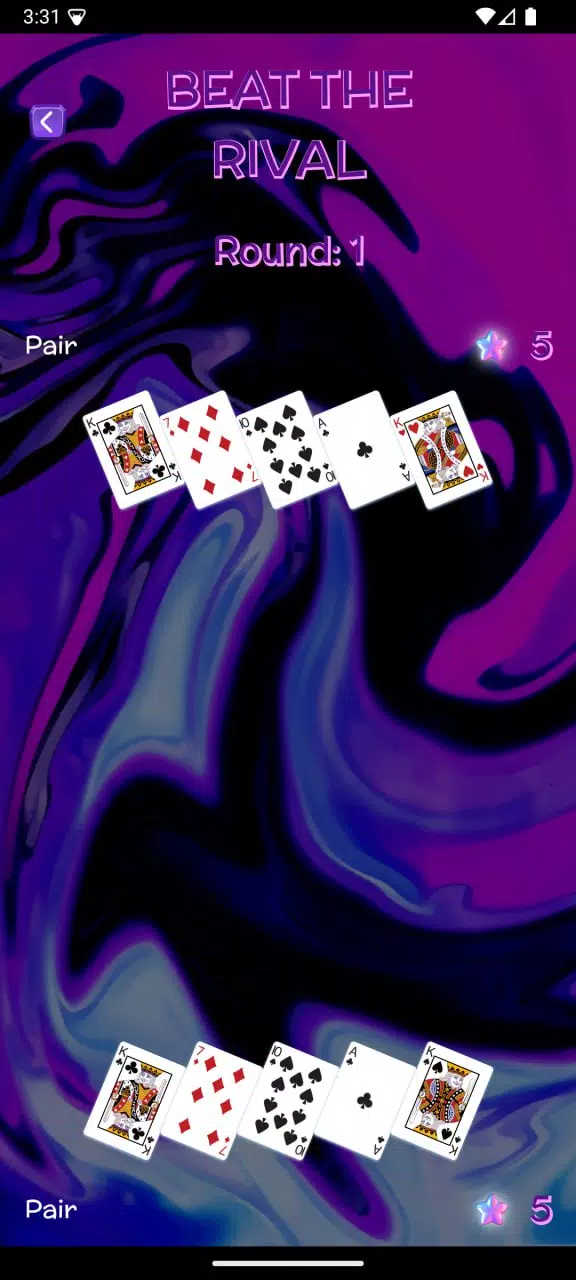 Five Card Showdown captura de pantalla 