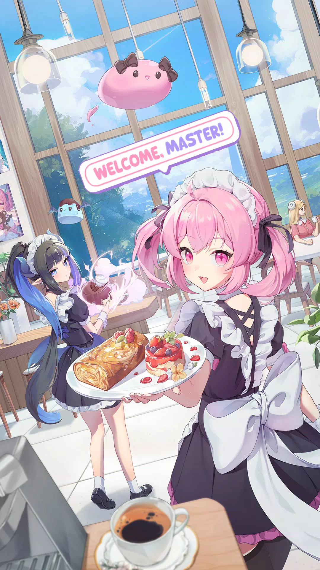 Merge Maid Cafe - Isekai Story Screenshot 1