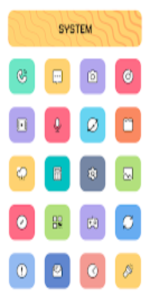 Crayon Adaptive IconPack captura de pantalla 