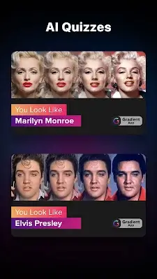 Screenshot Gradient: Celebrity Look Like 2