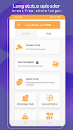 WhatSaga: Long WhatsApp Status Capture d'écran 1