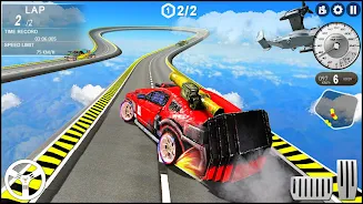 Impossible GT Racing Car Stunt экрана 2