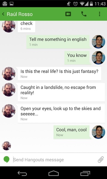 Screenshot Hangouts 2